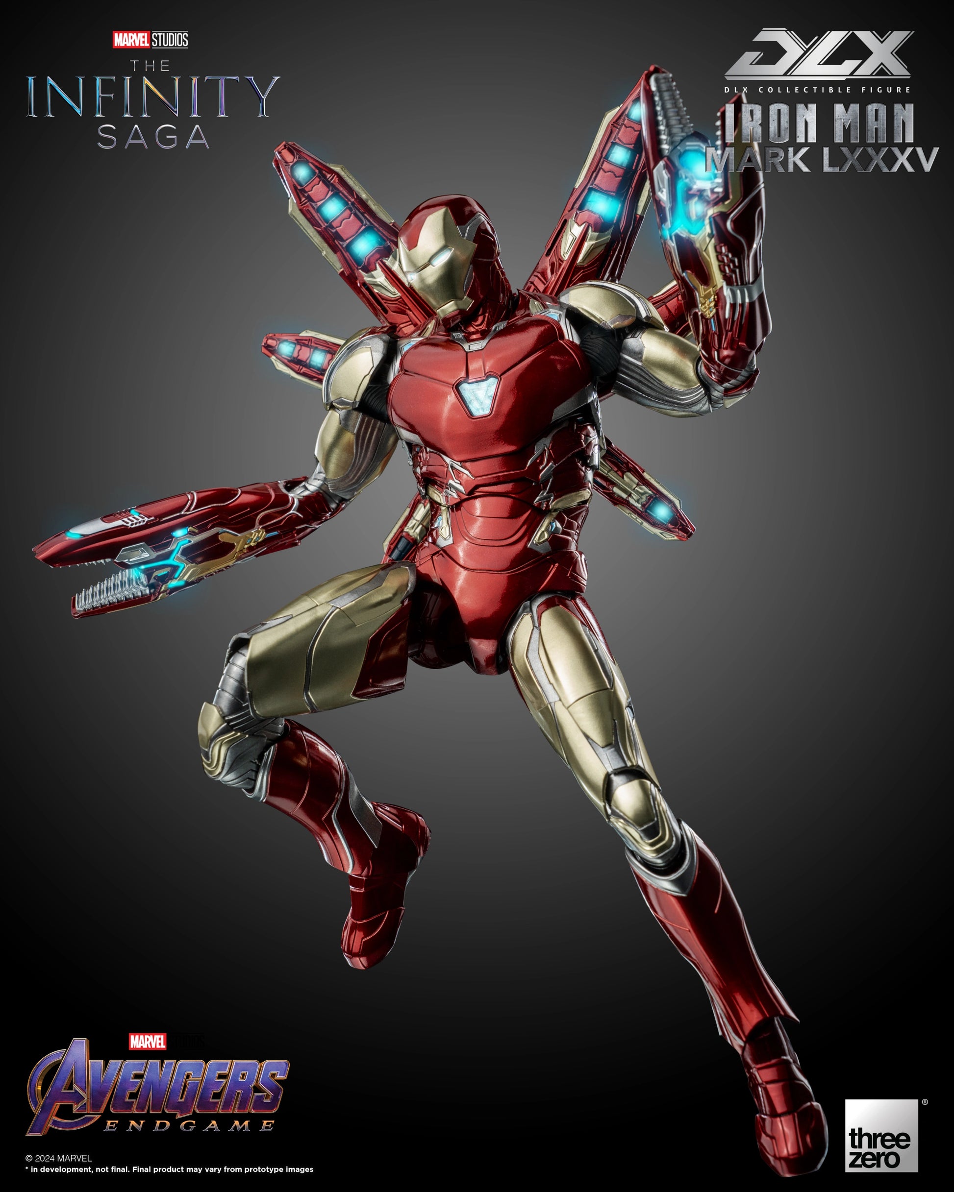 THREEZERO MARVEL STUDIOS: THE INFINITY SAGA: DLX IRON MAN MARK 85 - 3Z02500W0 - Anotoys Collectibles