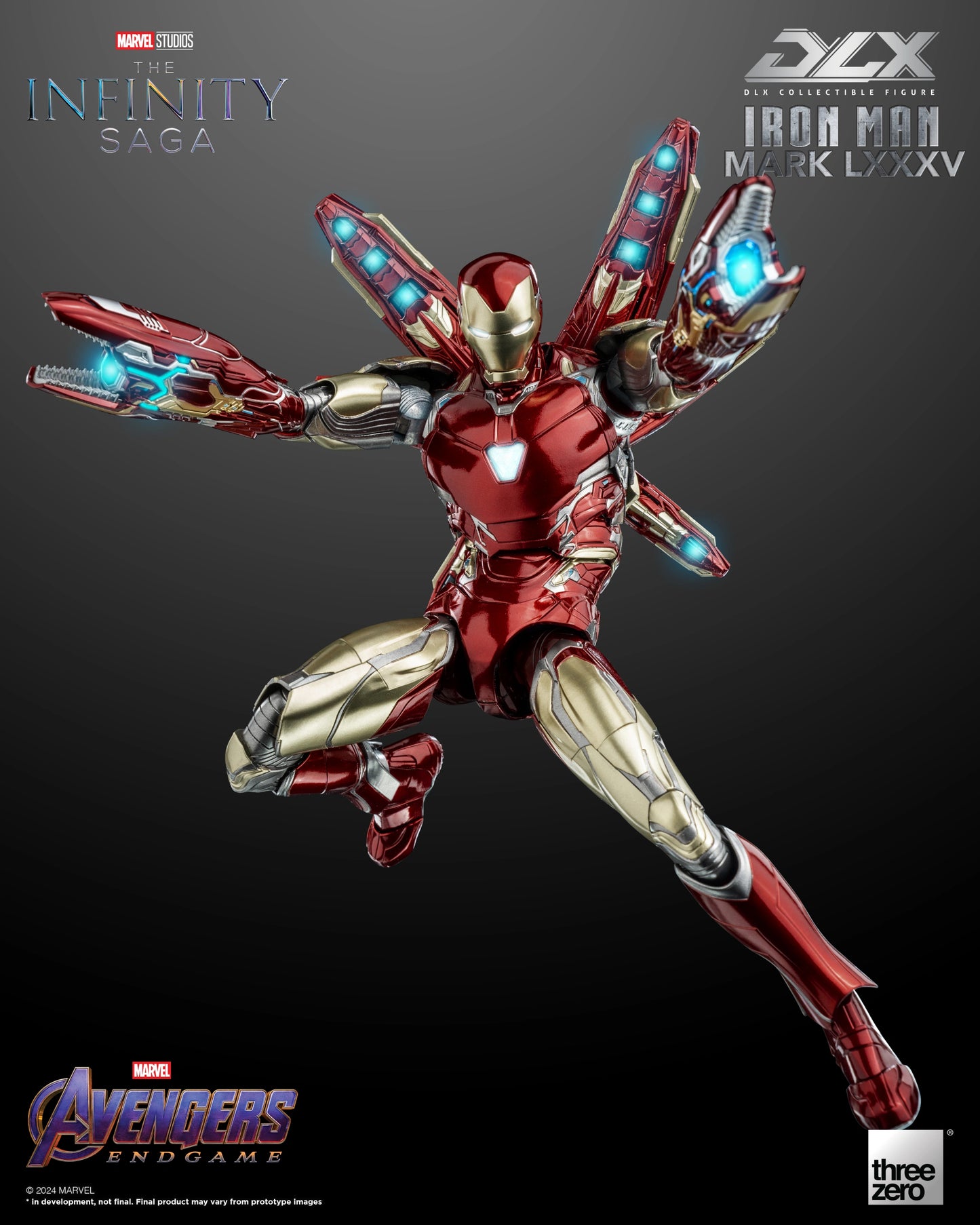 THREEZERO MARVEL STUDIOS: THE INFINITY SAGA: DLX IRON MAN MARK 85 - 3Z02500W0 - Anotoys Collectibles