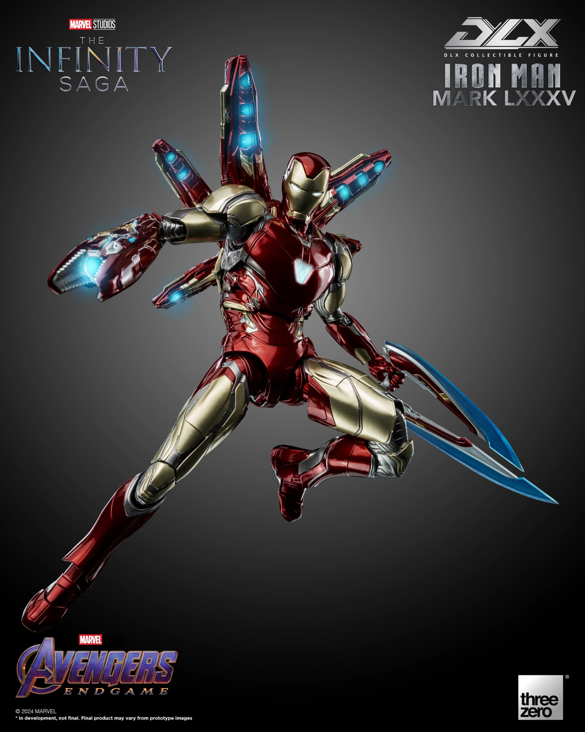 THREEZERO MARVEL STUDIOS: THE INFINITY SAGA: DLX IRON MAN MARK 85 - 3Z02500W0 - Anotoys Collectibles