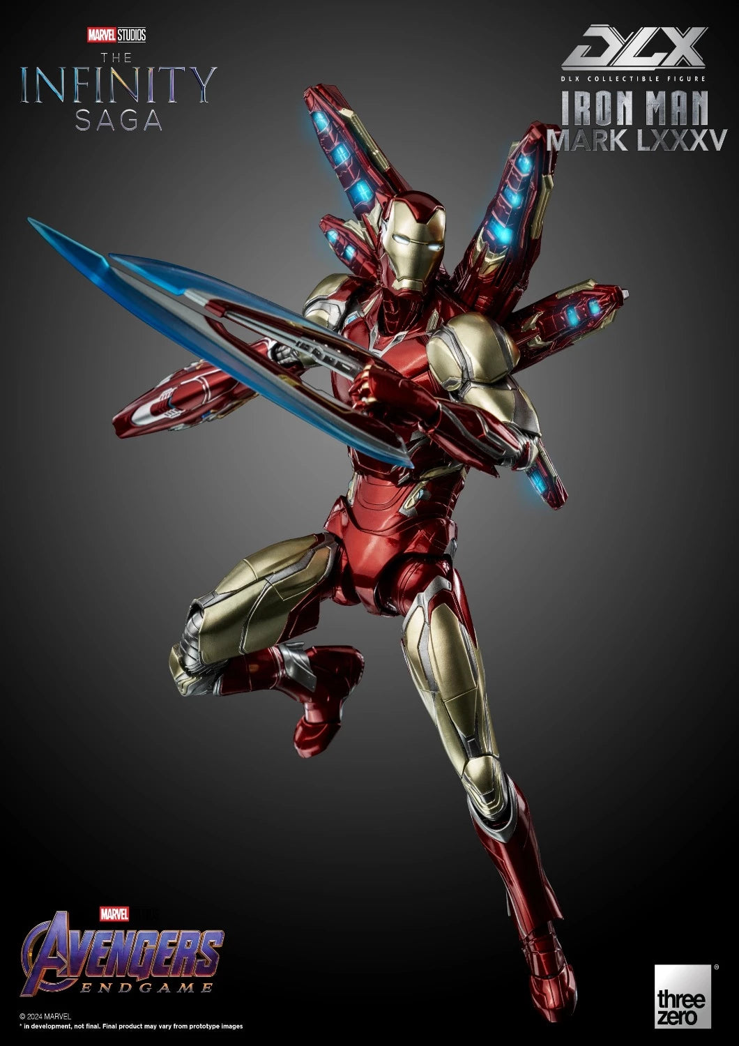 THREEZERO MARVEL STUDIOS: THE INFINITY SAGA: DLX IRON MAN MARK 85 - 3Z02500W0 - Anotoys Collectibles