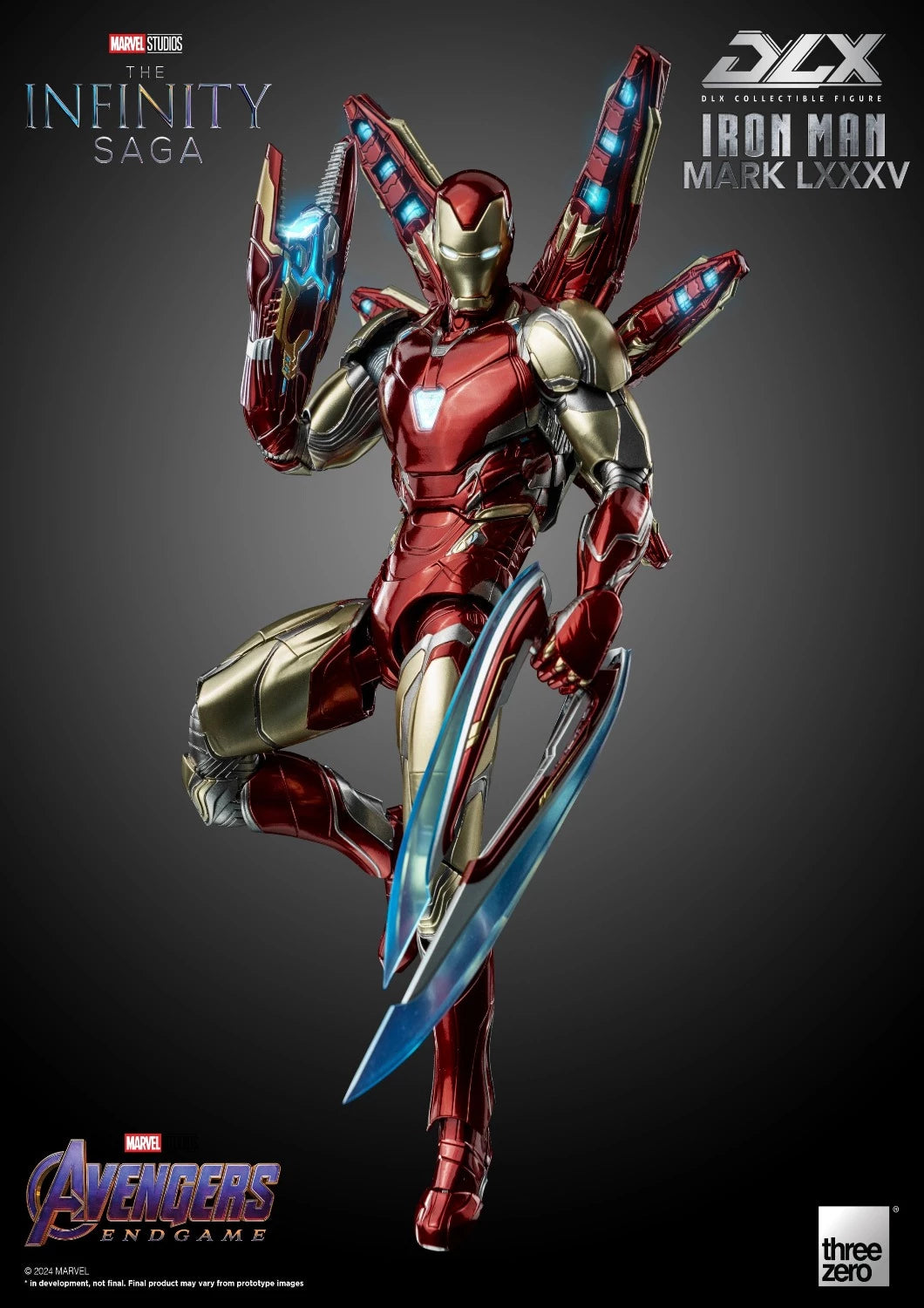 THREEZERO MARVEL STUDIOS: THE INFINITY SAGA: DLX IRON MAN MARK 85 - 3Z02500W0 - Anotoys Collectibles