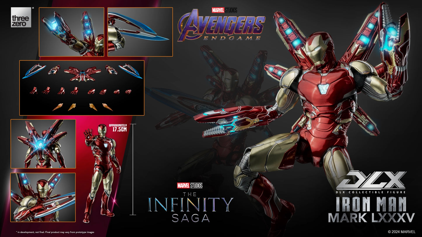 THREEZERO MARVEL STUDIOS: THE INFINITY SAGA: DLX IRON MAN MARK 85 - 3Z02500W0 - Anotoys Collectibles