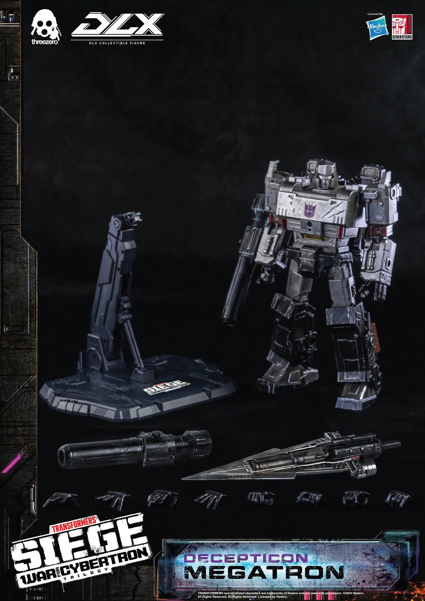 THREEZERO TRANSFORMERS: WAR FOR CYBERTRON TRILOGY - DLX MEGATRON(PRE-ORDER)