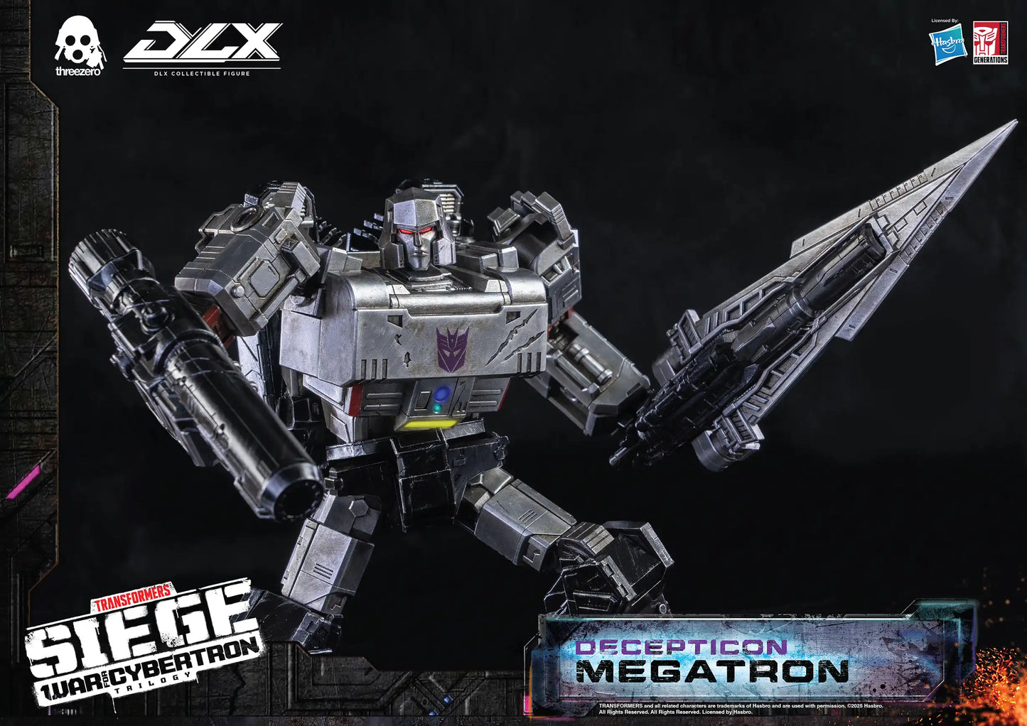 THREEZERO TRANSFORMERS: WAR FOR CYBERTRON TRILOGY - DLX MEGATRON(PRE-ORDER)