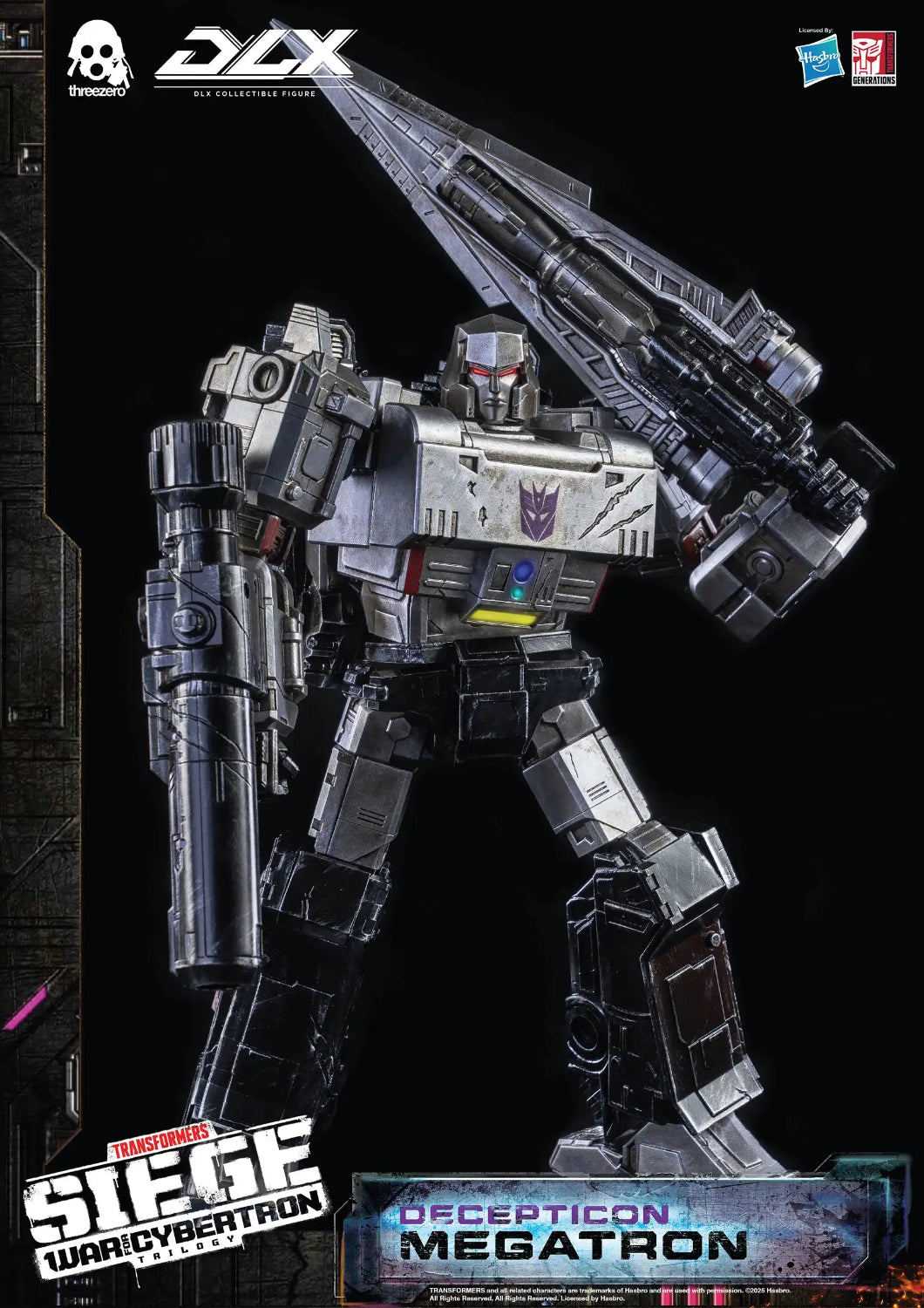 THREEZERO TRANSFORMERS: WAR FOR CYBERTRON TRILOGY - DLX MEGATRON(PRE-ORDER)