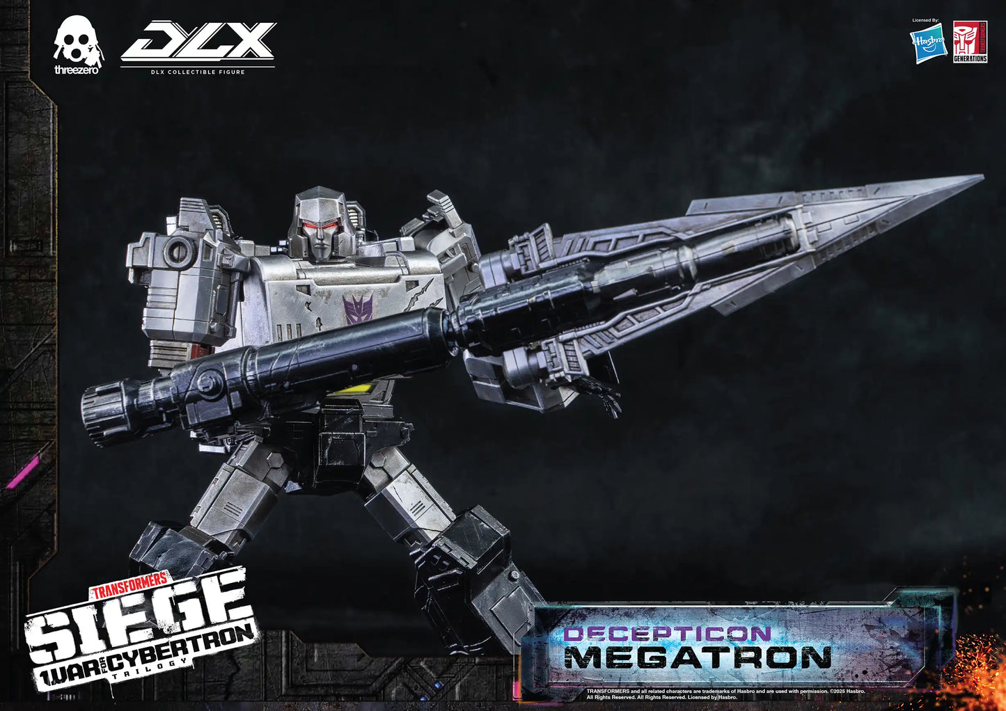 THREEZERO TRANSFORMERS: WAR FOR CYBERTRON TRILOGY - DLX MEGATRON(PRE-ORDER)