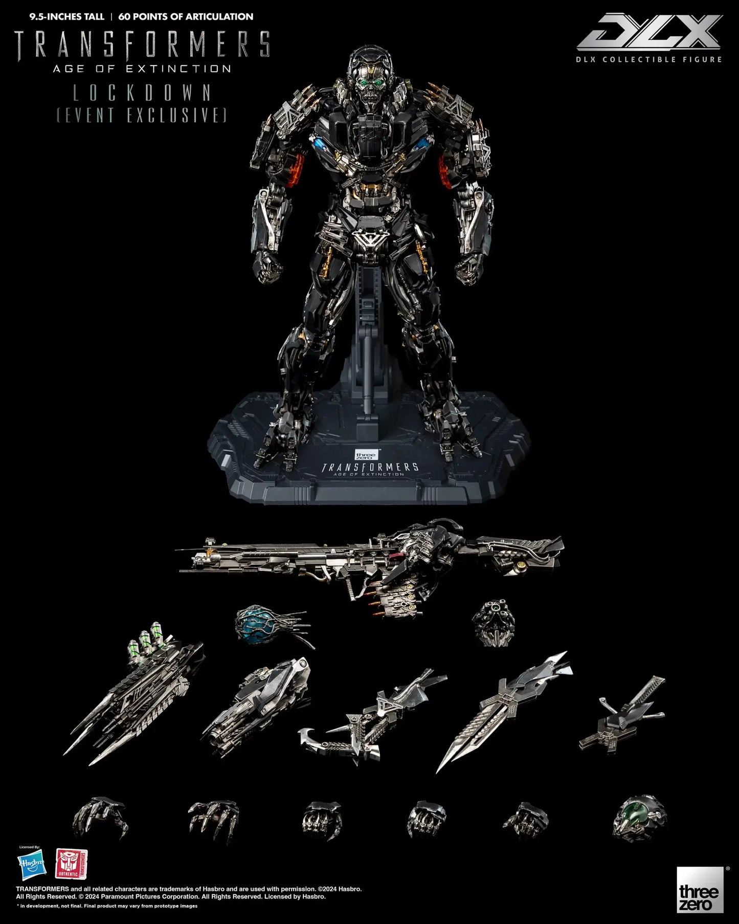 THREEZERO TRANSFORMERS: AGE OF EXTINCTION - DLX LOCKDOWN