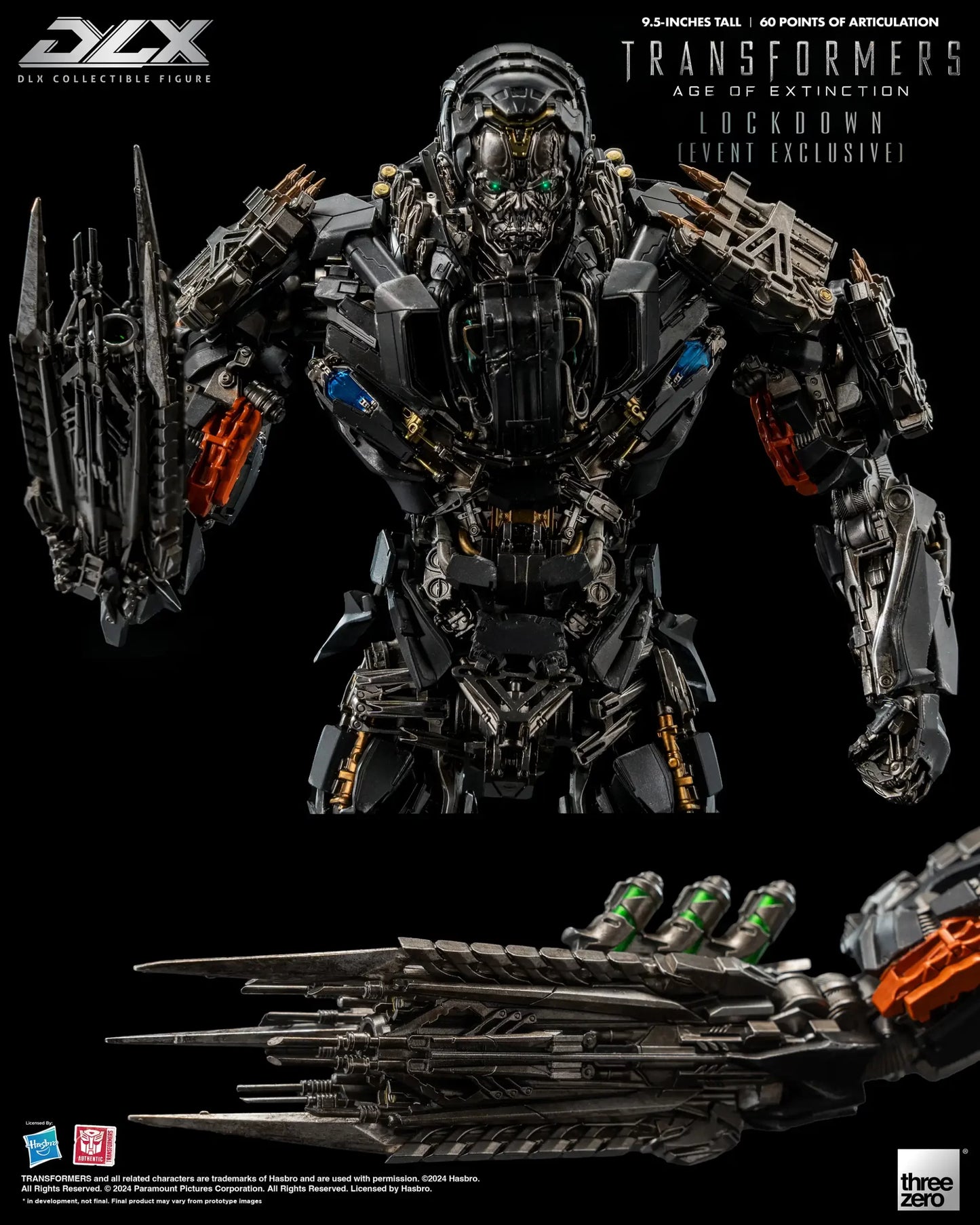 THREEZERO TRANSFORMERS: AGE OF EXTINCTION - DLX LOCKDOWN