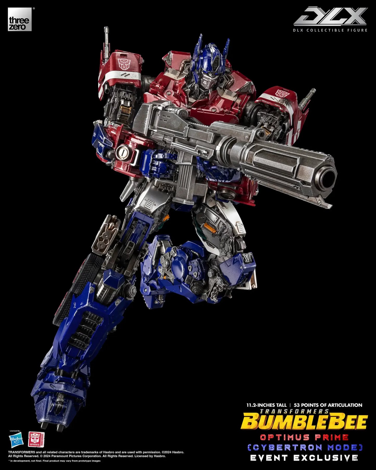 THREEZERO TRANSFORMERS: BUMBLEBEE - DLX OPTIMUS PRIME (CYBERTRON MODE)