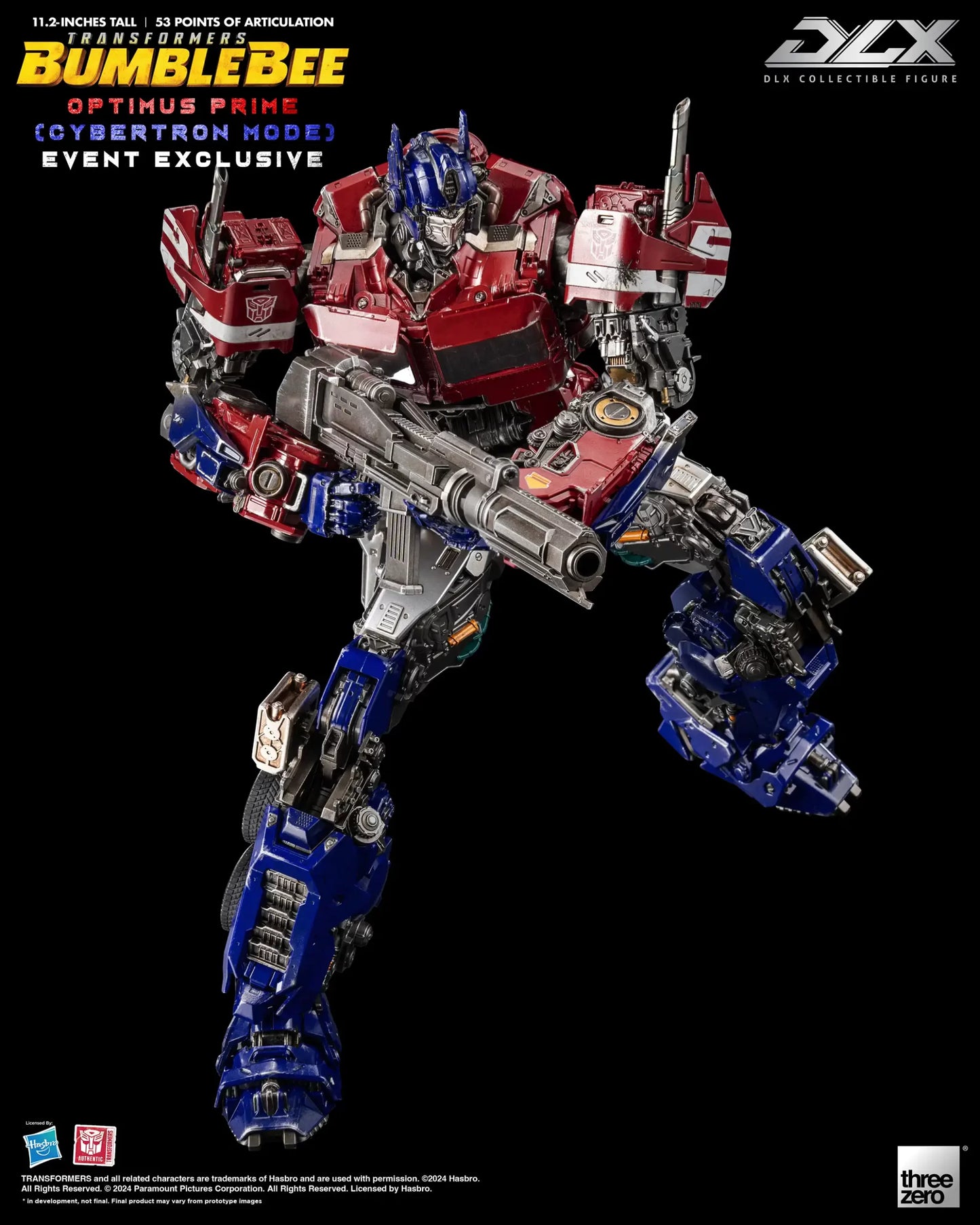 THREEZERO TRANSFORMERS: BUMBLEBEE - DLX OPTIMUS PRIME (CYBERTRON MODE)