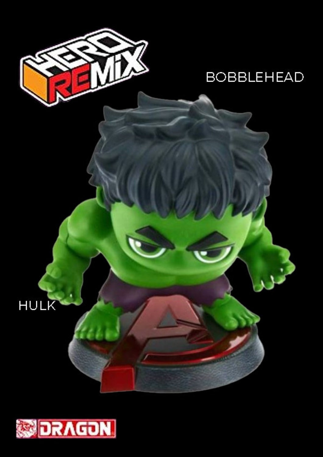 DRAGON MARVEL HULK BOBBLEHEAD HERO REMIX - #36014 - Anotoys Collectibles