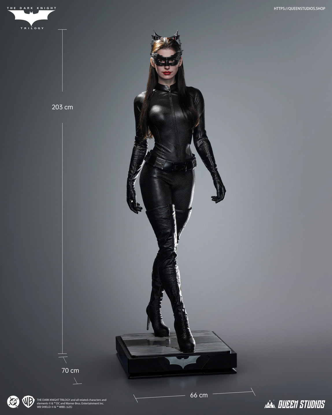 QUEEN STUDIOS TDK CATWOMAN 1/1 LIFE-SIZE STATUE - QS-096(PRE-ORDER