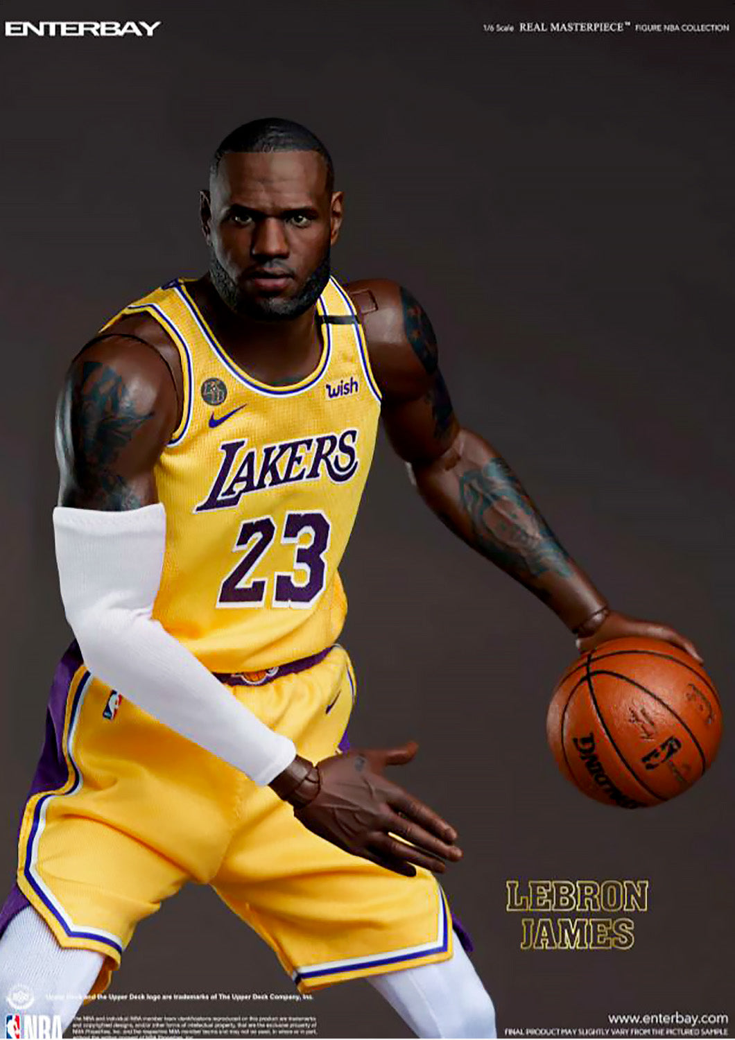 REAL MASTERPIECE NBA COLLECTION LEBRON JAMES NO. 23 1 6 RM 1084 Anotoys Collectibles