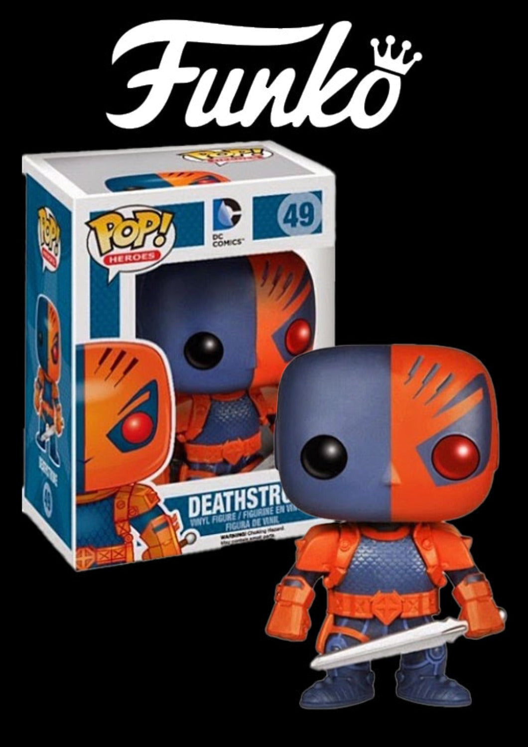 FUNKO DEATHSTROKE with Free  BEARBRICK VOLTES V SERIES 38 - Anotoys Collectibles