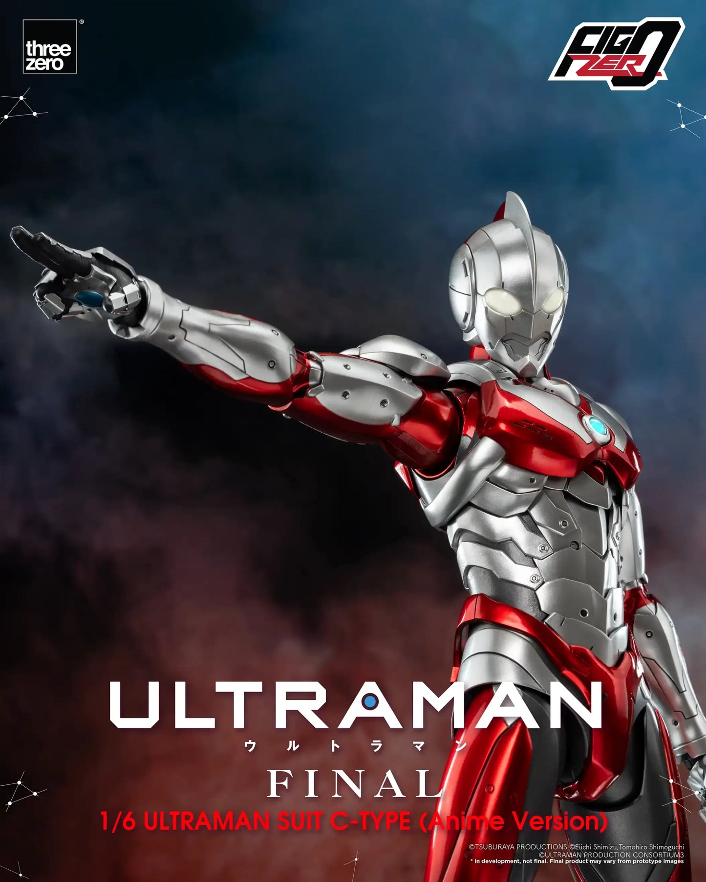 THREEZERO ULTRAMAN FINAL SEASON SUIT C-TYPE - FIGZERO 1/6  (ANIME VERSION) (PRE-ORDER)