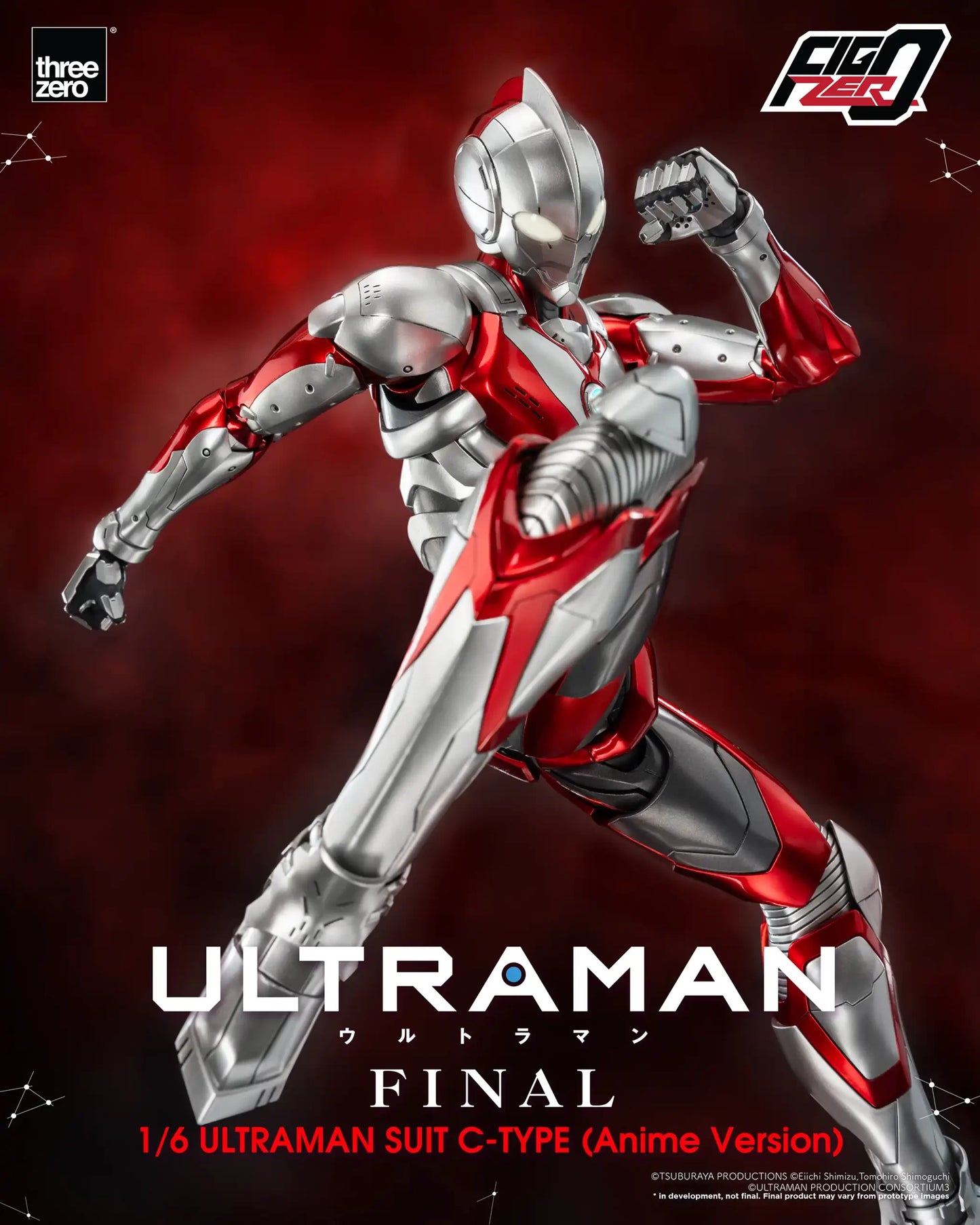 THREEZERO ULTRAMAN FINAL SEASON SUIT C-TYPE - FIGZERO 1/6  (ANIME VERSION) (PRE-ORDER)