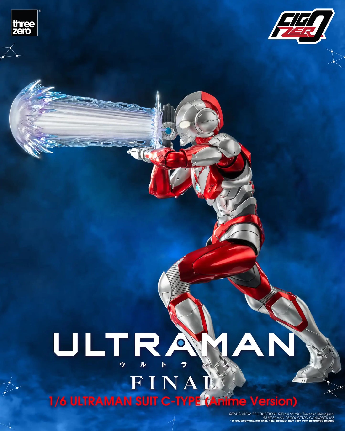 THREEZERO ULTRAMAN FINAL SEASON SUIT C-TYPE - FIGZERO 1/6  (ANIME VERSION) (PRE-ORDER)