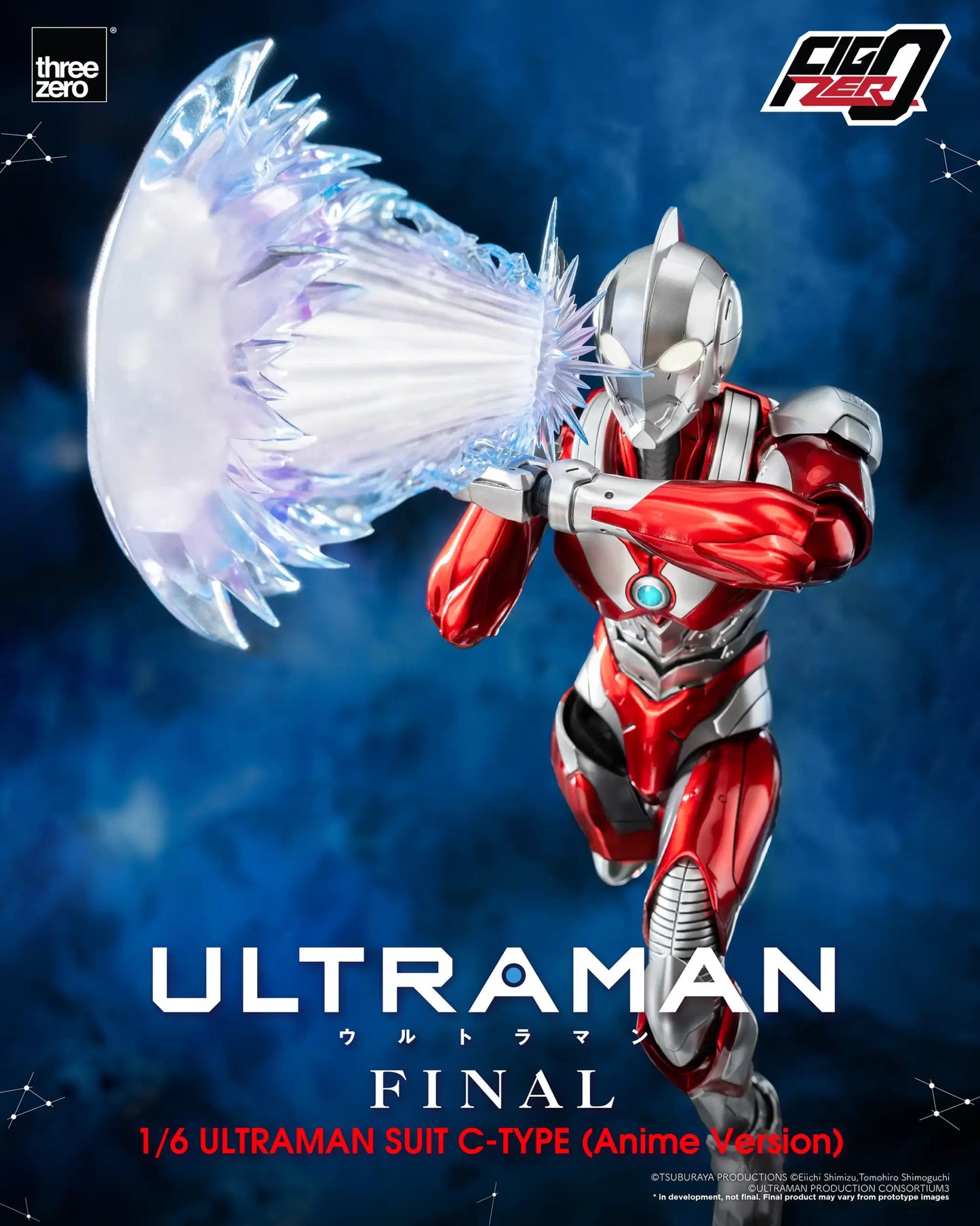 THREEZERO ULTRAMAN FINAL SEASON SUIT C-TYPE - FIGZERO 1/6  (ANIME VERSION) (PRE-ORDER)