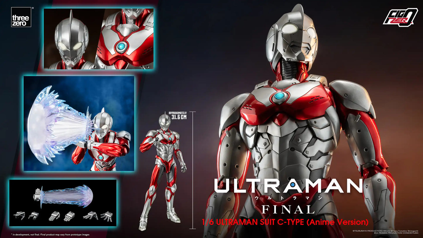 THREEZERO ULTRAMAN FINAL SEASON SUIT C-TYPE - FIGZERO 1/6  (ANIME VERSION) (PRE-ORDER)