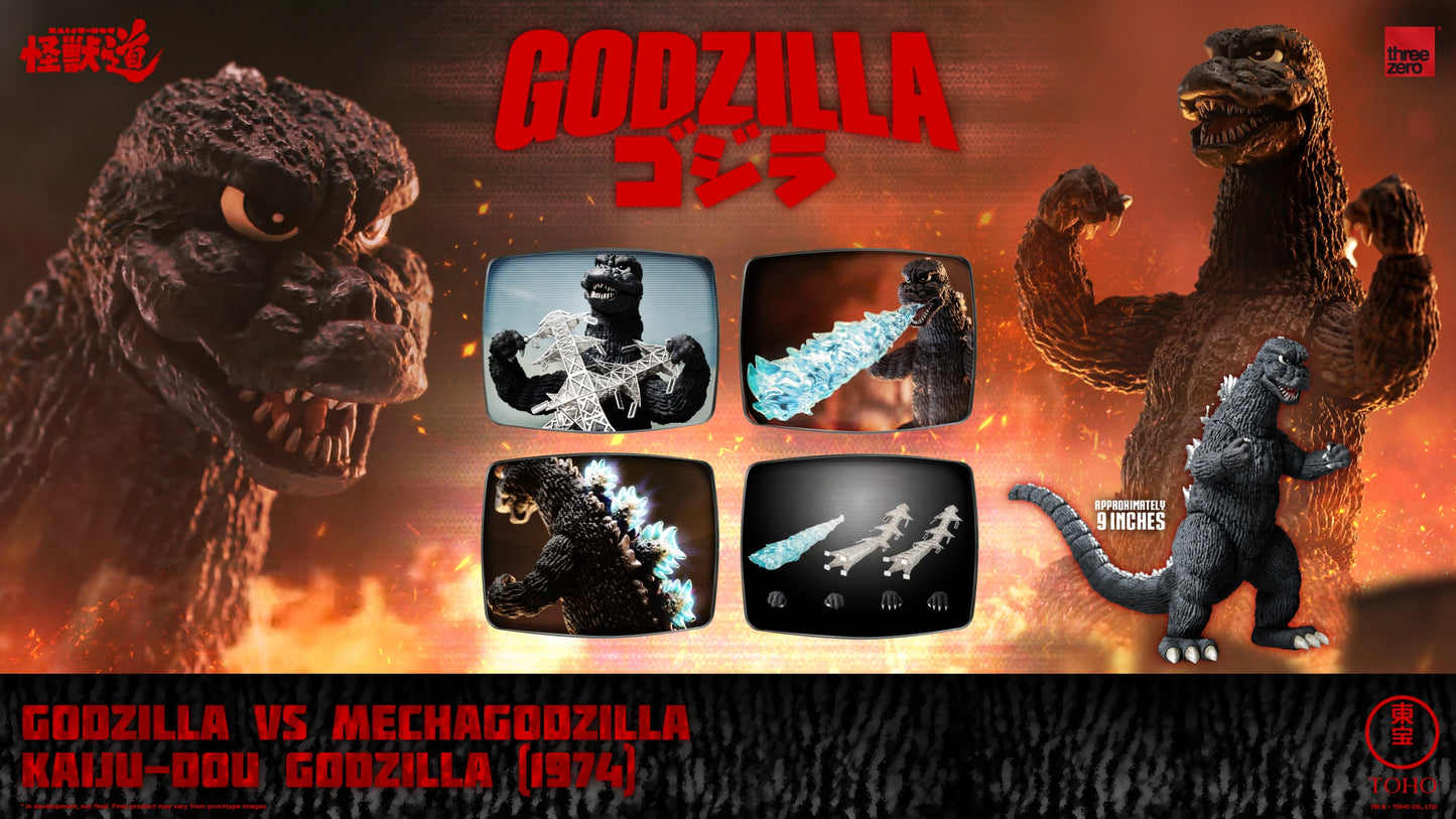 THREEZERO GODZILLA VS MECHAGODZILLA - KAIJU-DOU GODZILLA(1974)