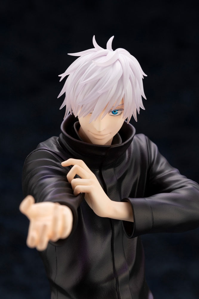 KOTOBUKIYA ARTFX J JUJUTSU KAISEN SATORU GOJO WITH BONUS FACE PART - PP930