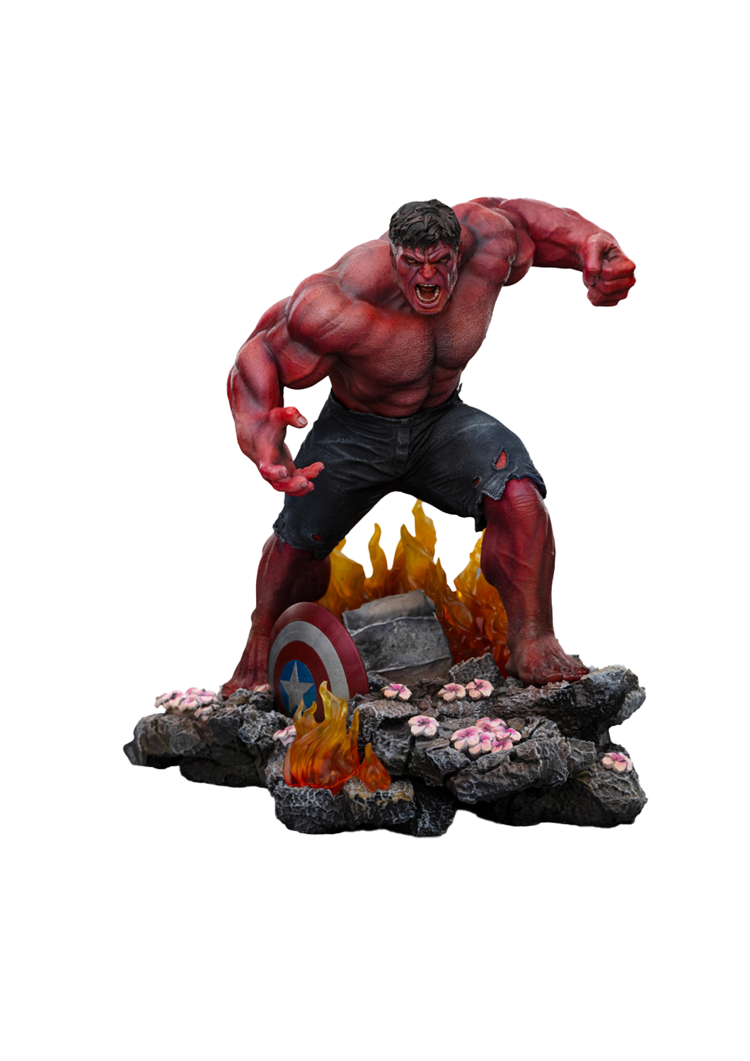 IRON STUDIOS RED HULK MARVEL ART SCALE 1/10(PRE-ORDER)