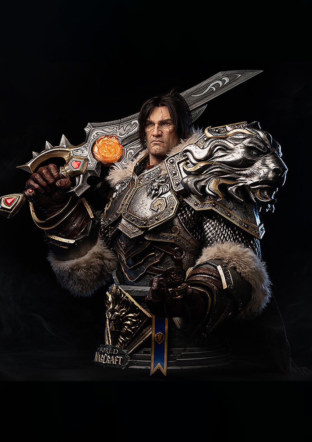 INFINITY STUDIO X BLIZZARD ENTERTAINMENT <WORLD OF WARCRAFT> VARIAN WRYNN LIFE SIZE BUST(PRE-ORDER)