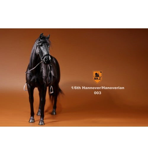 MR.Z 1/6 REAL ANIMAL SERIES S17 GERMAN HANOVERIAN HORSE BLACK 003-D - Anotoys Collectibles