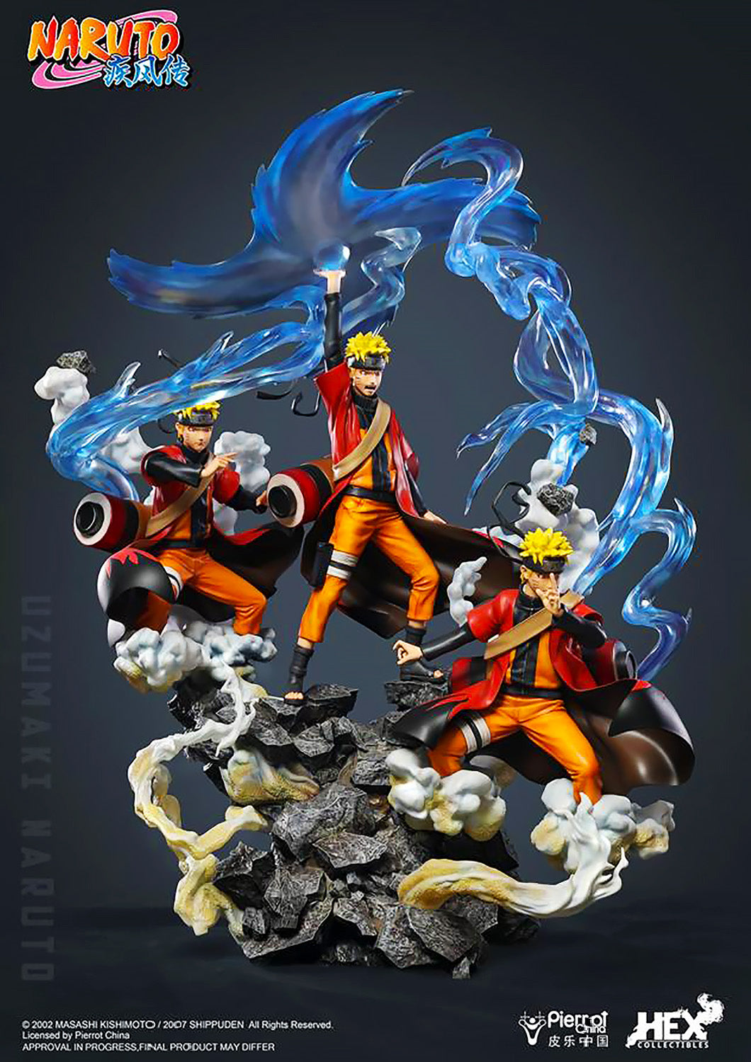 HEX COLLECTIBLES NARUTO STATUE 1/8 - Anotoys Collectibles
