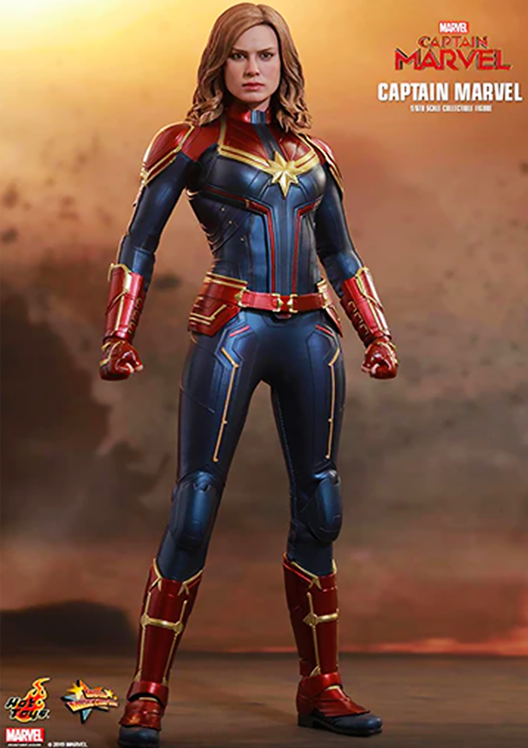 HOT TOYS CAPTAIN MARVEL COLLECTIBLE FIGURE 1/6TH SCALE - MMS521 - Anotoys Collectibles