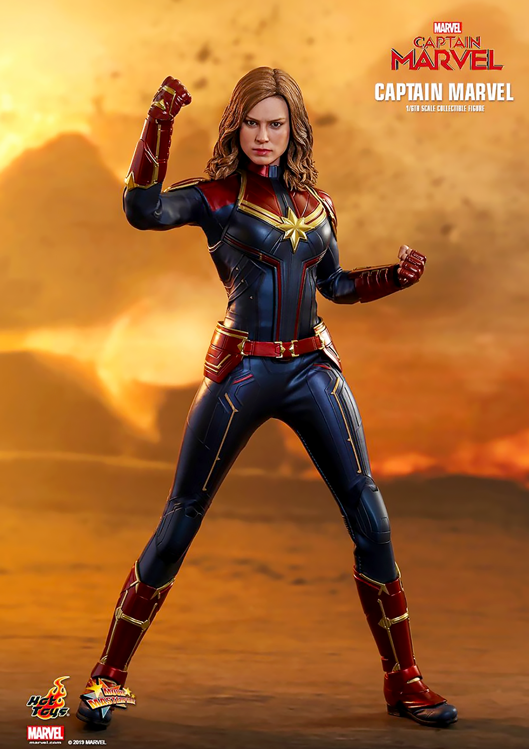 HOT TOYS CAPTAIN MARVEL COLLECTIBLE FIGURE 1/6TH SCALE - MMS521 - Anotoys Collectibles