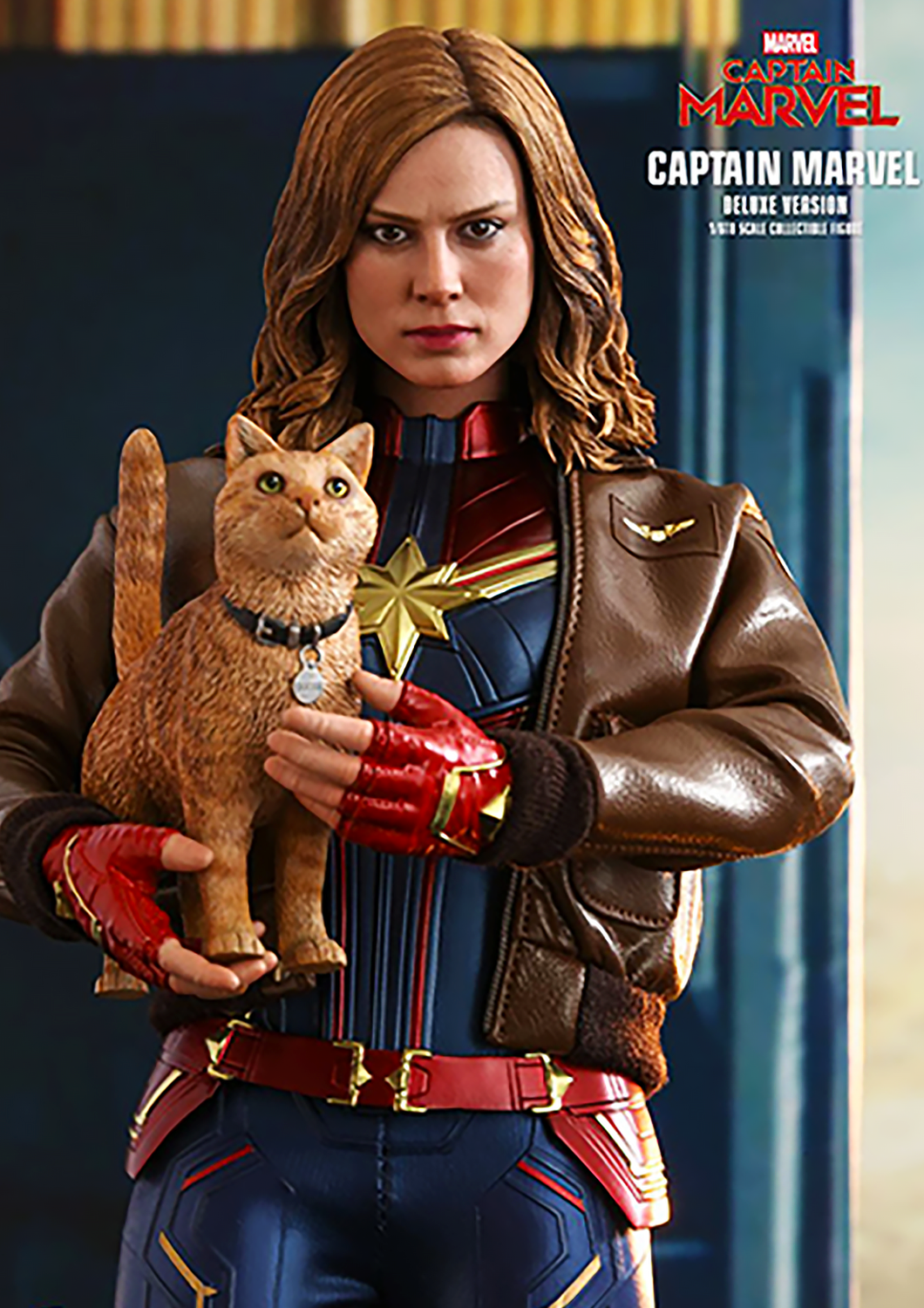 HOT TOYS CAPTAIN MARVEL DELUXE VERSION COLLECTIBLE FIGURE 1/6TH SCALE- MMS522 - Anotoys Collectibles