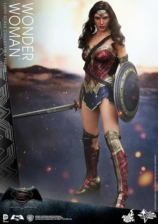 HOT TOYS DC BATMAN VS SUPERMAN DAWN OF JUSTICE WONDER WOMAN 1/6 SCALE MMS359 - Anotoys Collectibles