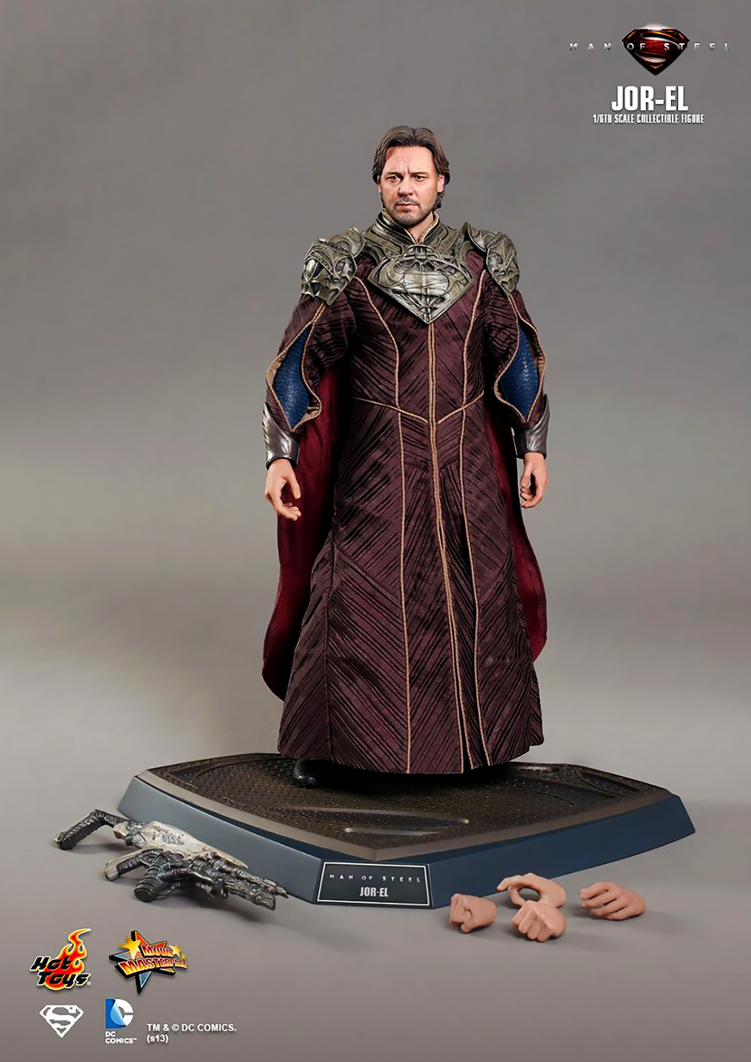 HOT TOYS DC SUPERMAN: MAN OF STEEL - JOR-EL 1/6 MMS201 - Anotoys Collectibles