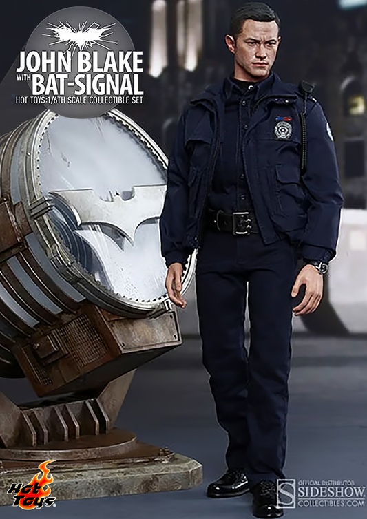 HOT TOYS DC THE DARK KNIGHT RISES JOHN BLAKE WITH BAT-SIGNAL - MMS274 - Anotoys Collectibles