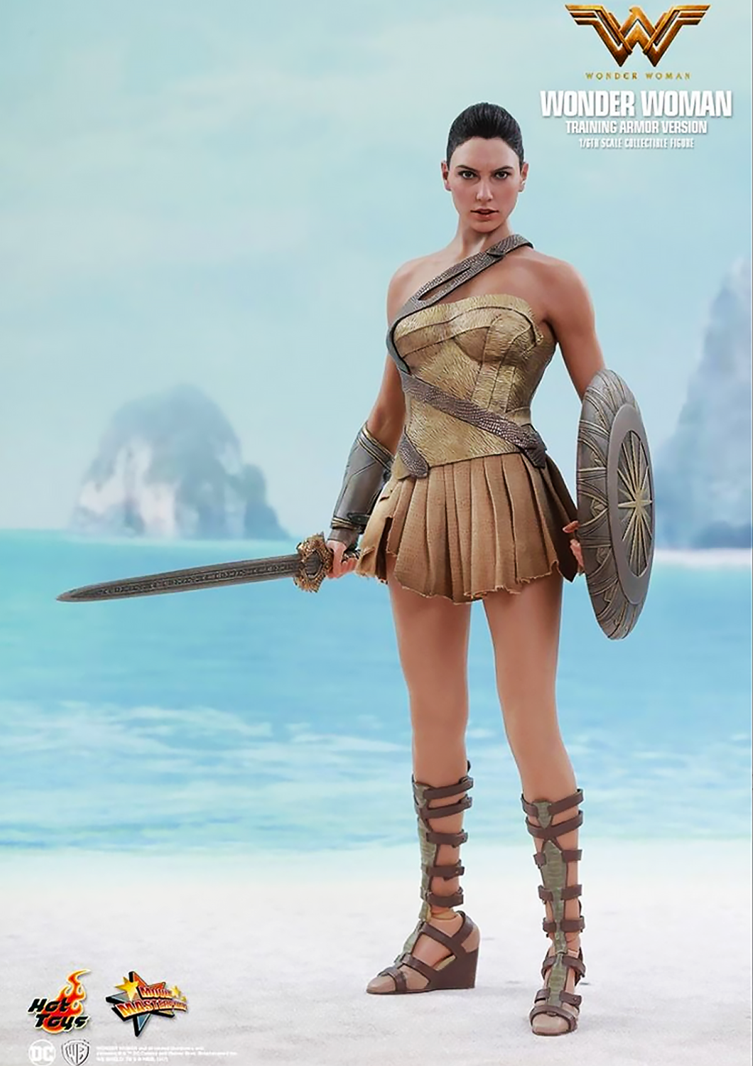 HOT TOYS DC WONDER WOMAN (TRAINING ARMOR VERSION) 1/6 MMS424 - Anotoys Collectibles
