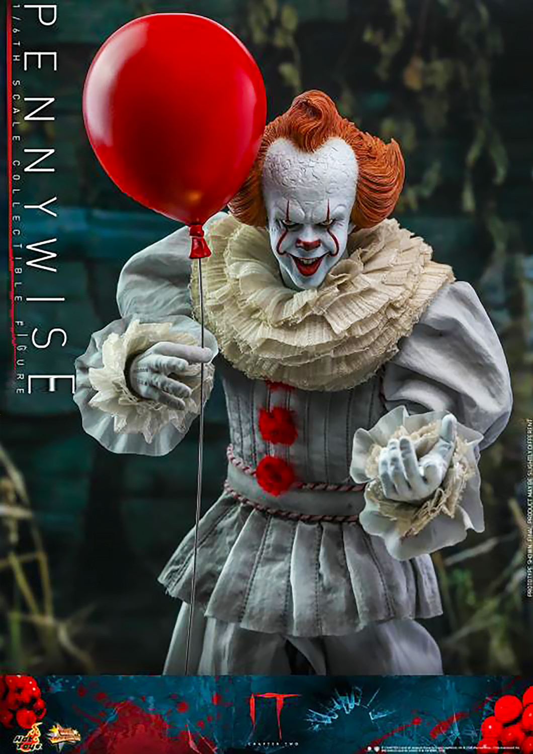 HOT TOYS IT CHAPTER TWO - 1/6TH SCALE PENNYWISE COLLECTIBLE MMS555 - Anotoys Collectibles