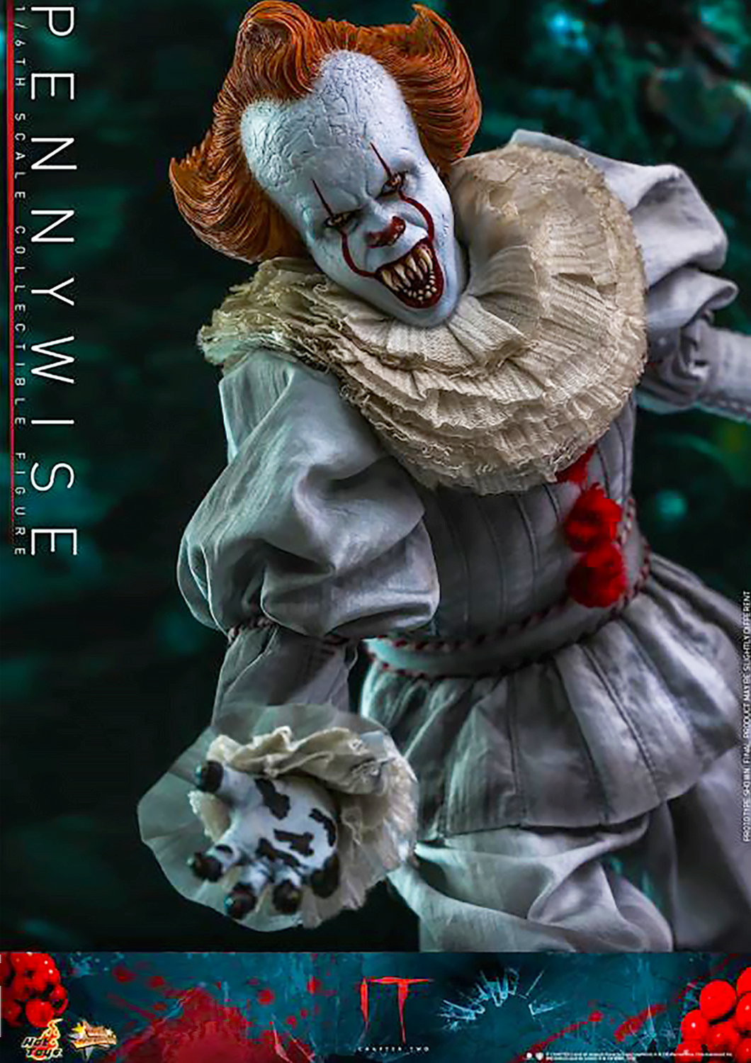 HOT TOYS IT CHAPTER TWO - 1/6TH SCALE PENNYWISE COLLECTIBLE MMS555 - Anotoys Collectibles
