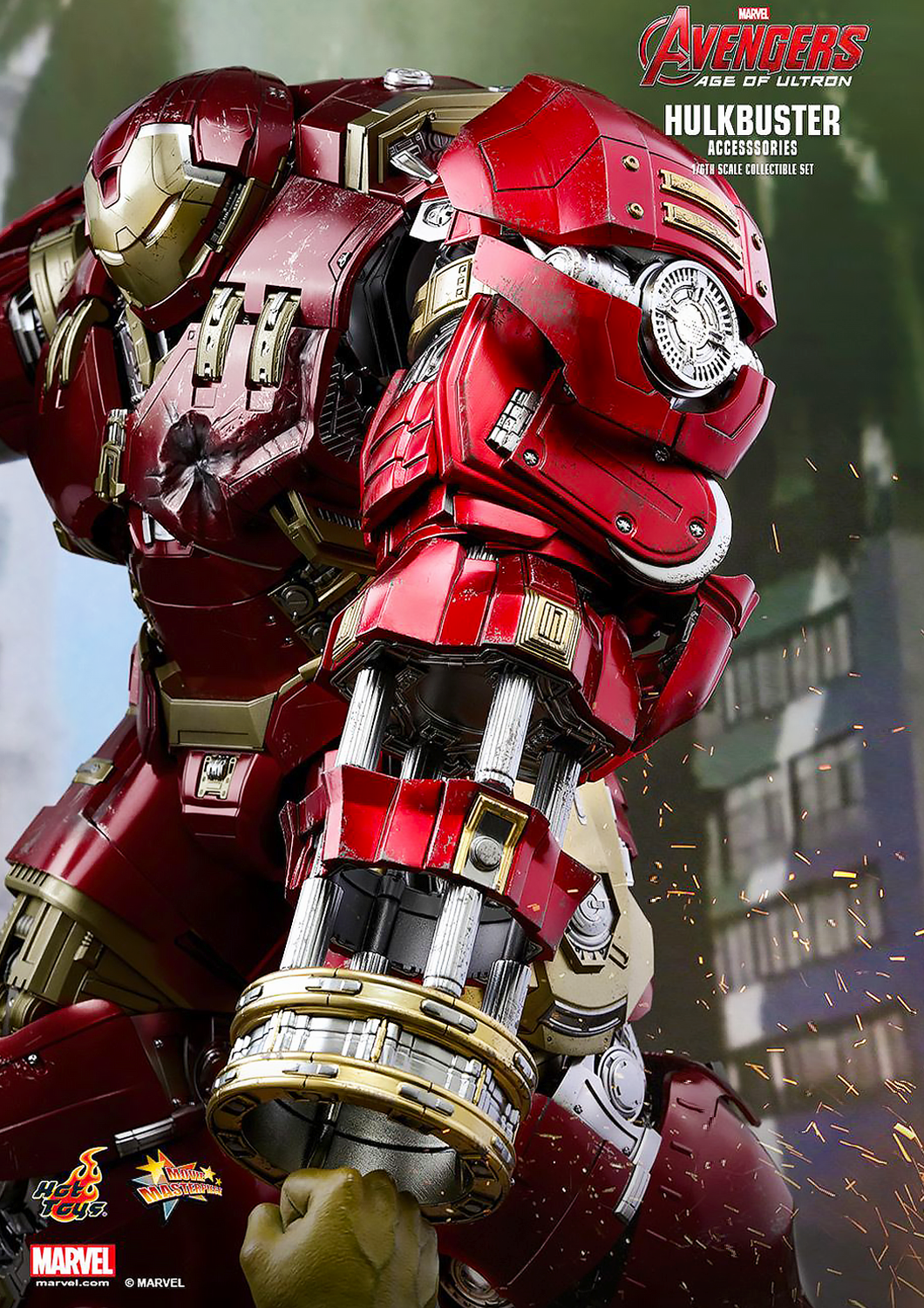 HOT TOYS MARVEL  AVENGERS AGE OF ULTRON HULKBUSTER ACCESSORIES COLLECTIBLE SET 1/6TH SCALE- ACS006 - Anotoys Collectibles
