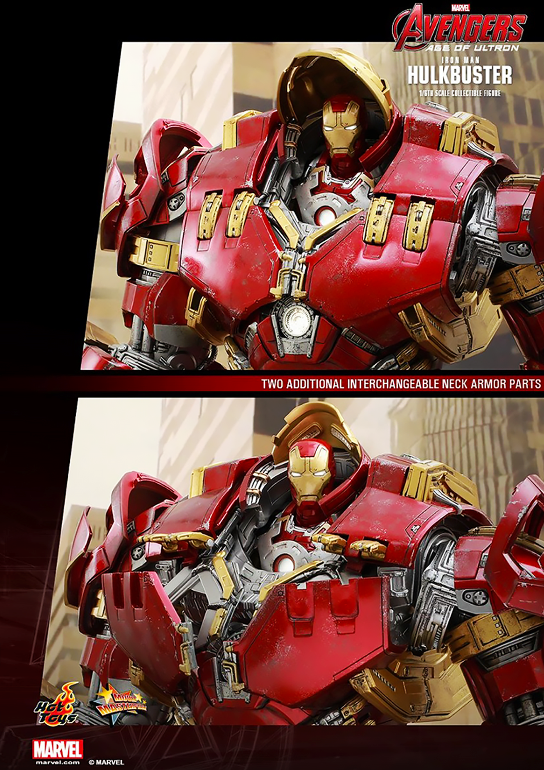 HOT TOYS MARVEL AVENGERS AGE OF ULTRON: IRONMAN MARK 44 HULKBUSTER 1/6 SCALE - MMS285 - Anotoys Collectibles