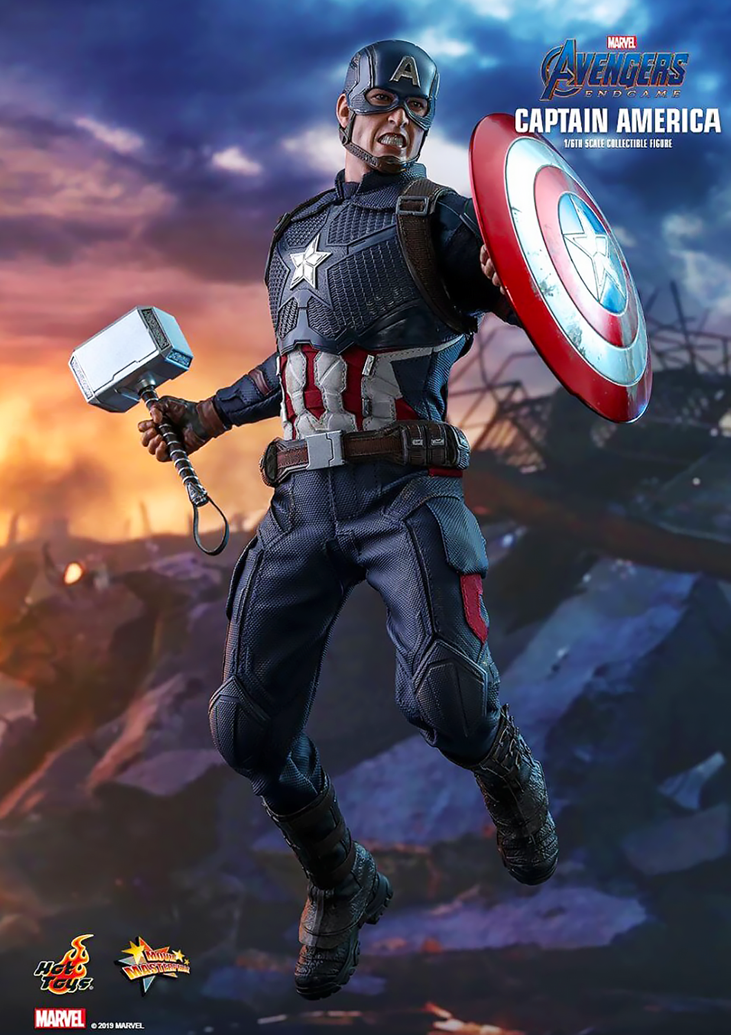 HOT TOYS MARVEL  AVENGERS : ENDGAME CAPTAIN AMERICA  - MMS536 - Anotoys Collectibles