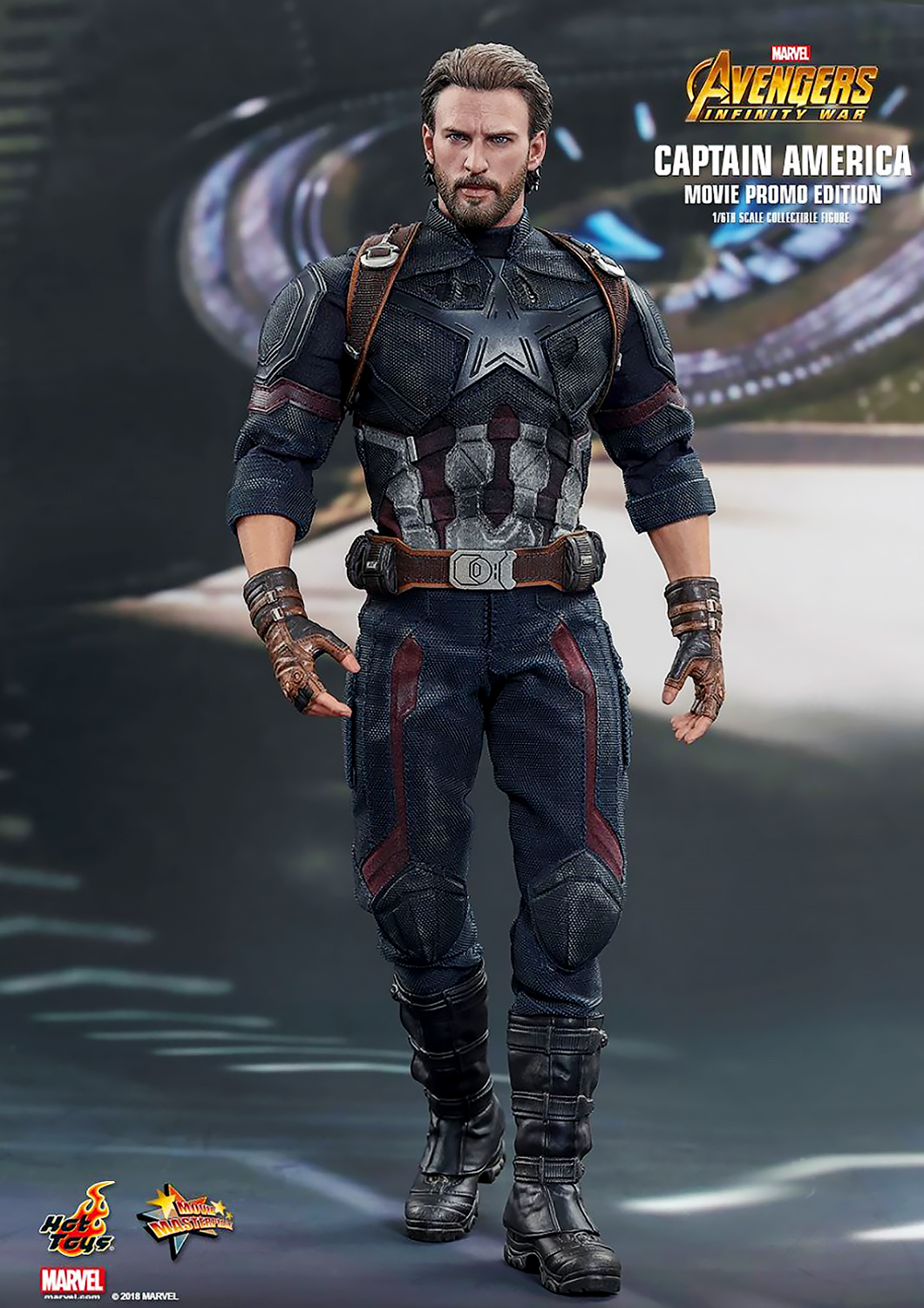 BUNDLE: Hot Toys Avengers: Infinity War Captain America (Movie Promo Ver.) + Avengers: Engdame Captain America 2012 Ver.