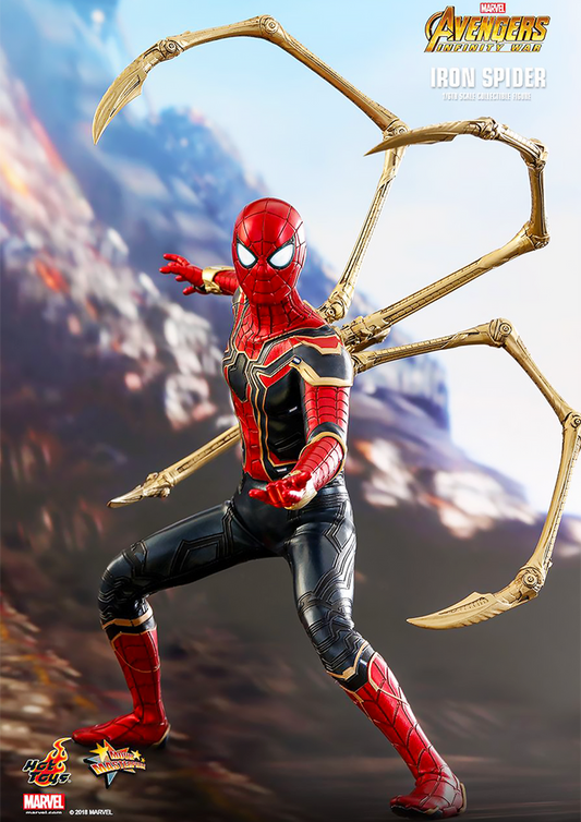 HOT TOYS MARVEL  AVENGERS INFINITY WAR IRON SPIDER COLLECTIBLE FIGURE 1/6TH SCALE - MMS482 - Anotoys Collectibles