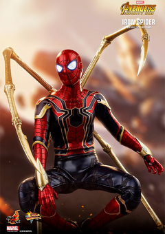 hot toys iron spider infinity war