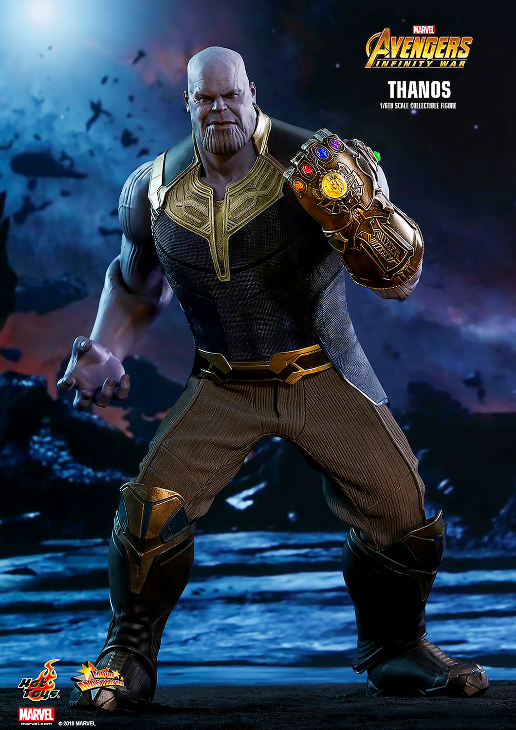 HOT TOYS MARVEL AVENGERS INFINITY WAR THANOS COLLECTIBLE FIGURE 1/6TH SCALE - MMS479 - Anotoys Collectibles