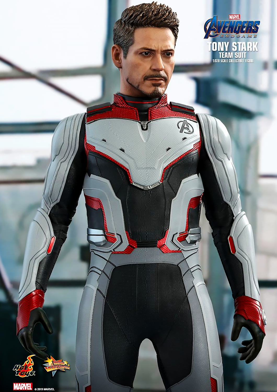 HOT TOYS MARVEL AVENGERS MARVEL : ENDGAME TONY STARK (TEAM SUIT) 1/6TH SCALE COLLECTIBLE FIGURE - MMS537 - Anotoys Collectibles