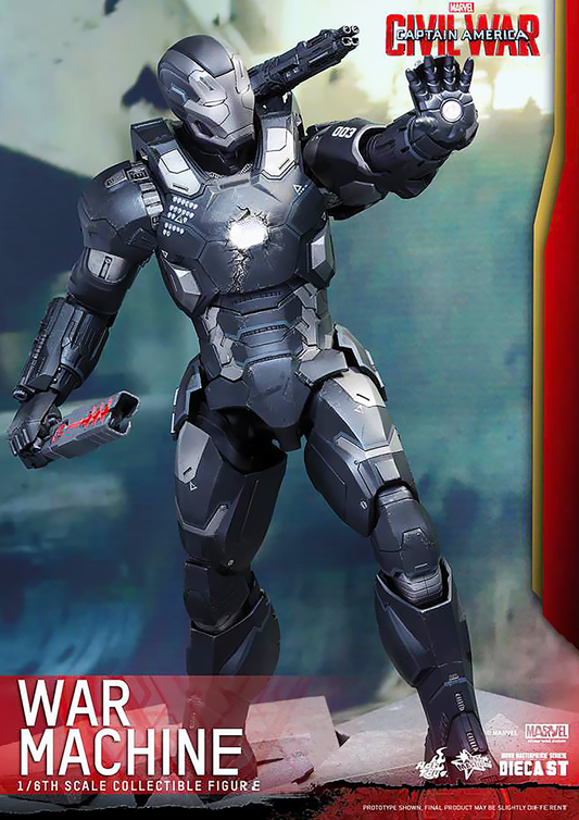 HOT TOYS MARVEL CAPTAIN AMERICA CIVIL WAR: WAR MACHINE MARK III DIECAST 1/6 SCALE - MMS344-D15 - Anotoys Collectibles