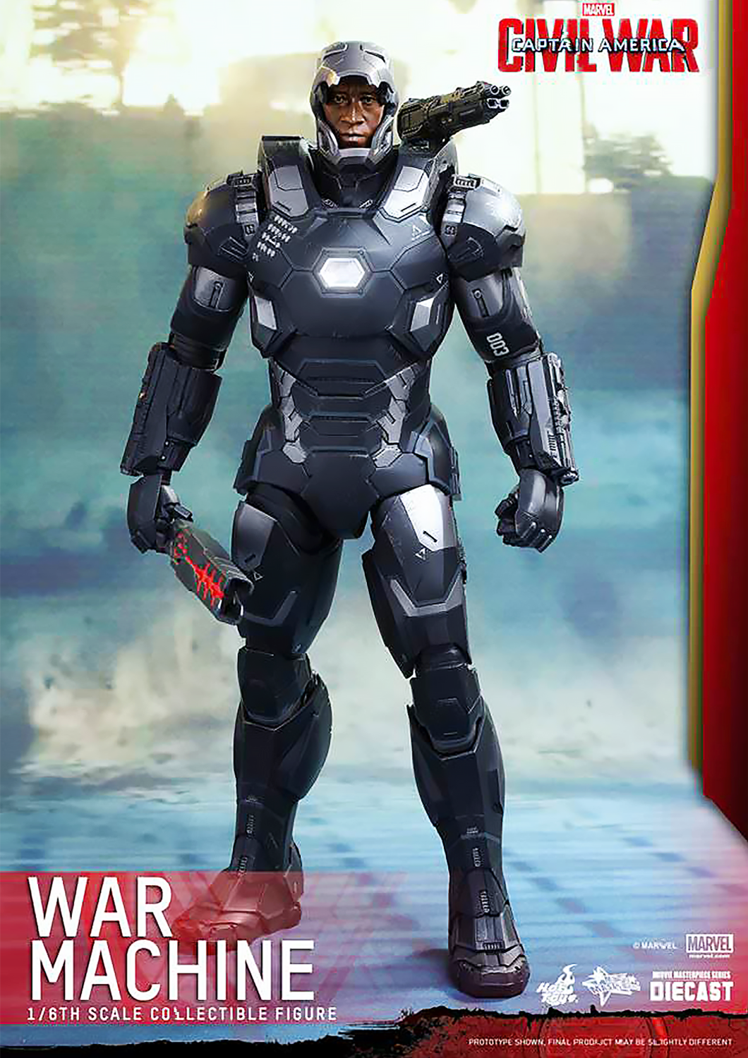 DHL 1/6 HOT TOYS MMS499D26 AVENGERS: INFINITY WAR WAR MACHINE MARK IV FIGURE