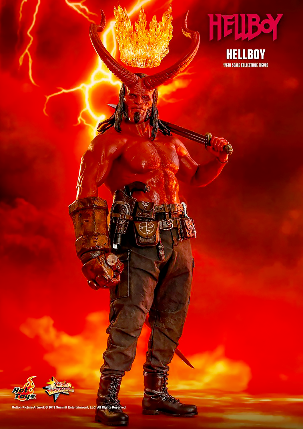 HOT TOYS MARVEL HELLBOY 1/6 SCALE COLLECTIBLE FIGURE - MMS527 - Anotoys Collectibles