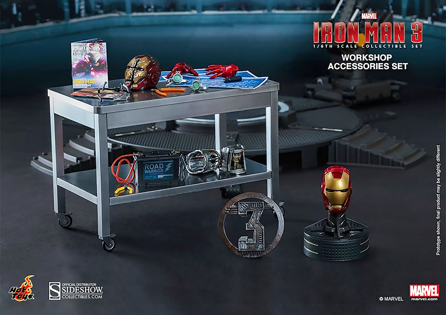 HOT TOYS MARVEL IRON MAN 3: - WORKSHOP ACCESSORIES - ACS002 - Anotoys Collectibles